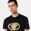 Broderad Buckle Crest-T-shirt