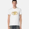 Broderad Buckle Crest-T-shirt