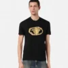 Broderad Buckle Crest-T-shirt