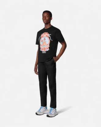 Broderad Dive In Crest-T-shirt