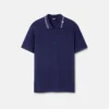 Broderad polo i bomullspiqué Broderad polo i bomullspiqué