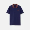 Broderad polo i bomullspiqué Broderad polo i bomullspiqué