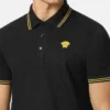 Broderad polo i bomullspiqué Broderad polo i bomullspiqué