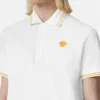 Broderad polo i bomullspiqué Broderad polo i bomullspiqué