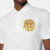 Broderad polo i bomullspiqué Broderad polo i bomullspiqué