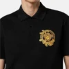 Broderad polo i bomullspiqué Broderad polo i bomullspiqué