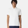 Broderad polo i bomullspiqué Broderad polo i bomullspiqué