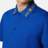 Broderad polo i bomullspiqué Broderad polo i bomullspiqué