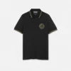 Broderad polotröja med V-Emblem Broderad polotröja med V-Emblem