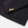 Broderad satin-gabardinejacka för baby