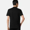 Broderad slim fit-T-shirt i bomullsjersey