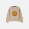 Broderad sweatshirt i bomullsjersey för barn