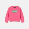 Broderad sweatshirt i bomullsjersey för barn