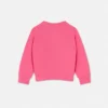 Broderad sweatshirt i bomullsjersey för barn