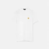 Broderad T-shirt i bomullsjersey Broderad T-shirt i bomullsjersey