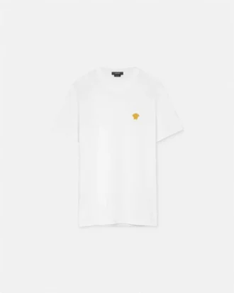 Broderad T-shirt i bomullsjersey