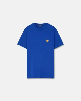 Broderad T-shirt i bomullsjersey