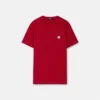 Broderad T-shirt i bomullsjersey Broderad T-shirt i bomullsjersey