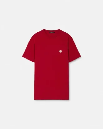 Broderad T-shirt i bomullsjersey