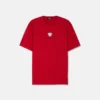 Broderad T-shirt i bomullsjersey Broderad T-shirt i bomullsjersey