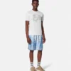 Broderad T-shirt i bomullsjersey Broderad T-shirt i bomullsjersey