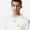 Broderad T-shirt i bomullsjersey Broderad T-shirt i bomullsjersey