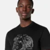 Broderad T-shirt i bomullsjersey Broderad T-shirt i bomullsjersey