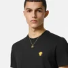 Broderad T-shirt i bomullsjersey Broderad T-shirt i bomullsjersey
