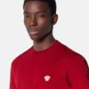 Broderad T-shirt i bomullsjersey Broderad T-shirt i bomullsjersey