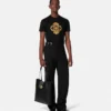 Broderad T-shirt med barockmotiv