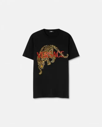 Broderad Versace Leopard T-shirt