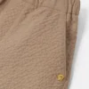 Broderade shorts i bomullsseersucker för barn