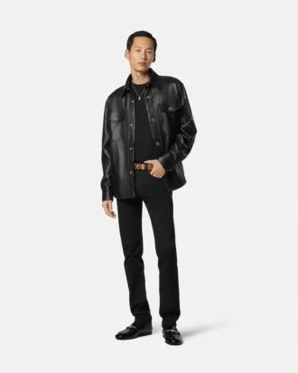 Broderade slim jeans