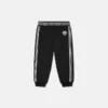 Broderade sweatpants i bomullsjersey för barn