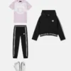 Broderade sweatpants i bomullsjersey för barn Broderade sweatpants i bomullsjersey för barn