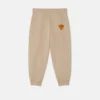 Broderade sweatpants i bomullsjersey för barn