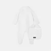 Broderat pyjamas-set i bomullsjersey för baby