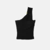 Bustier med säkerhetsnål och en axel