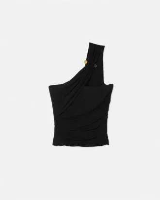 Bustier med säkerhetsnål och en axel