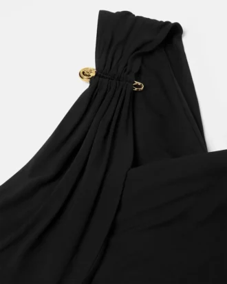 Bustier med säkerhetsnål och en axel