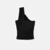Bustier med säkerhetsnål och en axel