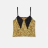 Cheetah Allover Silk Slip Camisole Cheetah Allover Silk Slip Camisole