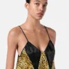 Cheetah Allover Silk Slip Camisole Cheetah Allover Silk Slip Camisole