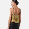 Cheetah Allover Silk Slip Camisole Cheetah Allover Silk Slip Camisole