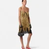 Cheetah Allover Silk Slip Mini Dress Cheetah Allover Silk Slip Mini Dress