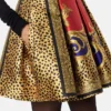 Cheetah Barocco Silk Duchesse Ballet Skirt Cheetah Barocco Silk Duchesse Ballet Skirt