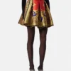 Cheetah Barocco Silk Duchesse Ballet Skirt Cheetah Barocco Silk Duchesse Ballet Skirt