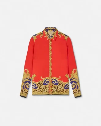 Cheetah Barocco Silk Shirt