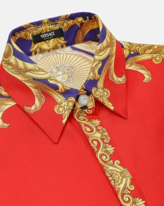 Cheetah Barocco Silk Shirt