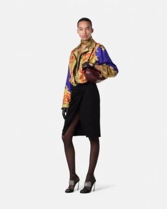 Cheetah Barocco Silk Shirt